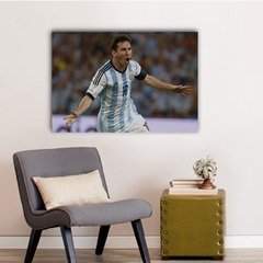 Cuadro Rectangular Messi - Arg