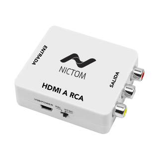 Adaptador HDMI a RCA NICTOM Activo FULL HD/Intco