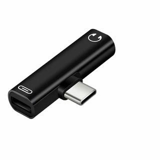 Adaptador USB C a C Hembra + 3.5mm Hembra Int.Co