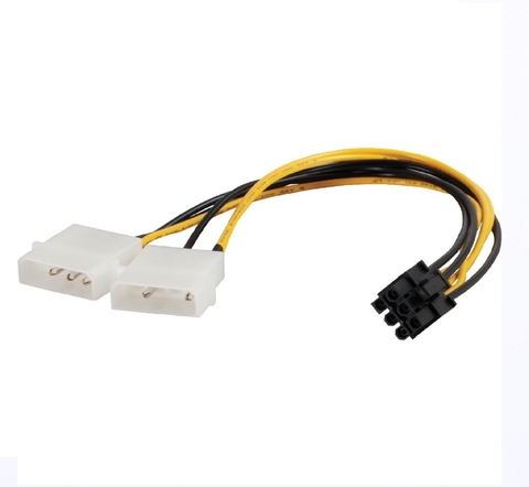 Cable Adaptador de 6 Pines a 2 MOLEX (NS-AD624)