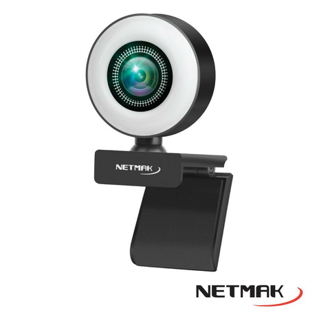 Camara Web Netmak FullHD1080P (c/luz led) NM-WEB04