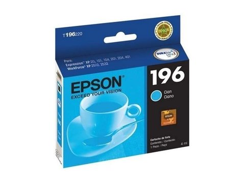 Cartucho EPSON 196 CYAN ORGINAL