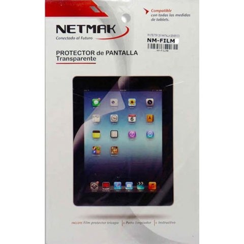 Film Protector Transparente Tablet 7" Netmak