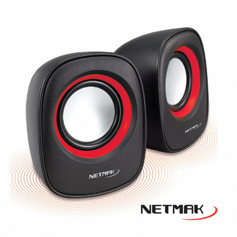 Parlantes Netmak USB 6W NM-9025