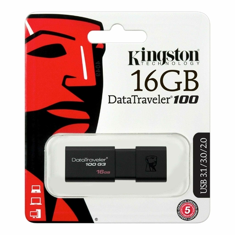Pen Drive Kingston Datatraveler 16GB 3.1/3.0/2.0