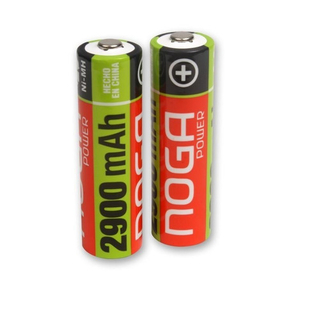 Pilas Recargables NOGA AA 2700/2900 mAh x2u