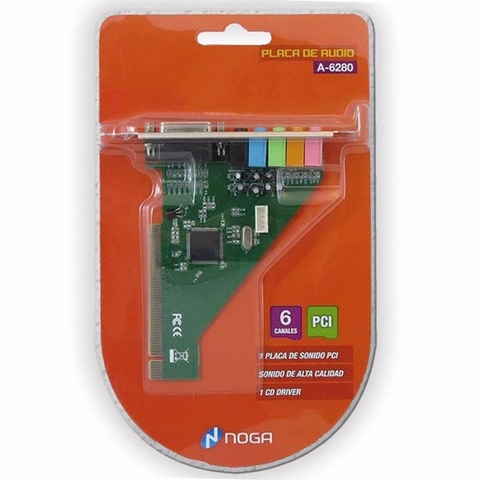 Placa Sonido PCI 5.1 NOGA A-6280N