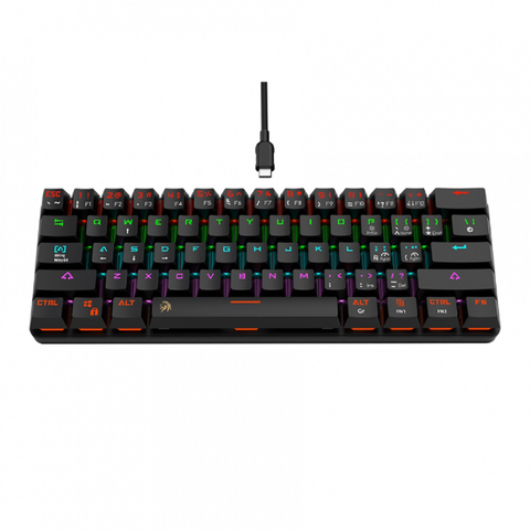 Teclado Gamer NETMAK Mecanico 60% NM-DOMINATE