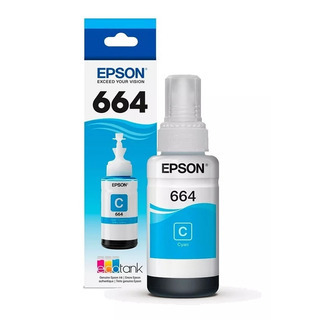 Tinta EPSON 664 CYAN 70ml