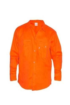 CAMISA GRAFA NARANJA T.38 AL T.48