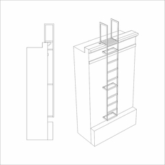 Escalera para terrazas - tienda online