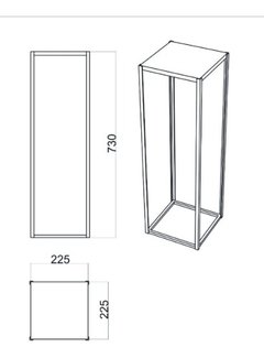 Pedestal De Hierro Porta Macetas - Veilot