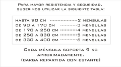 Mensula De Hierro Tipo Industrial Para Estante De 10 Cm - tienda online