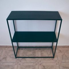 Mesa De Arrime Diseño Recibidor En Hierro Negro - Veilot