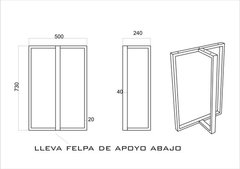 Patas T - mesa o escritorio en internet