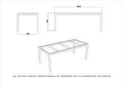 Base Para Mesa En Hierro Diseño Moderno