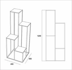 Porta Macetas De Hierro 4 Niveles - tienda online