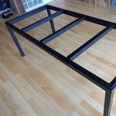 Base Para Mesa En Hierro Diseño Moderno