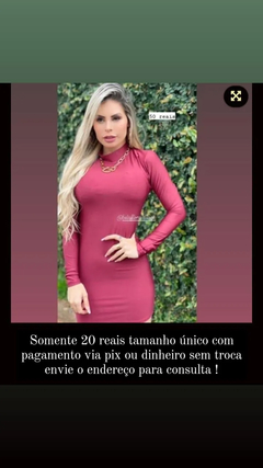 vestido gola