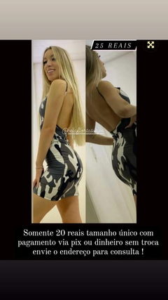 vestido camuflado