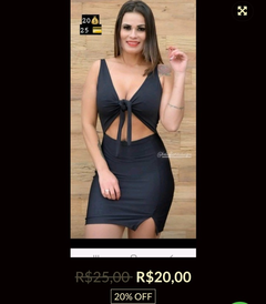 vestido laço