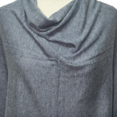 PONCHO TEJIDO IRREGULAR - tienda online