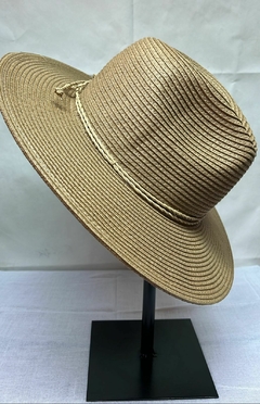 SOMBRERO FIBRA NATURAL CON TIENTO - comprar online