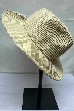 SOMBRERO FIBRA NATURAL CON TIENTO