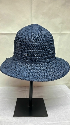 SOMBRERO EN CROCHET FIBRA NATURAL - ANTEPRIMA 