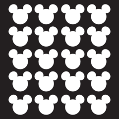 Adesivo de Parede Kit Orelhas Mickey na internet