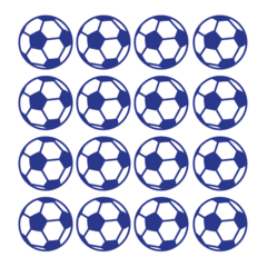 Adesivo de Parede Kit Bola de Futebol - loja online