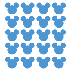 Adesivo de Parede Kit Orelhas Mickey - loja online