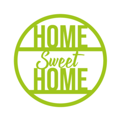 Adesivo Frase - Home Sweet Home - comprar online