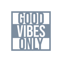 Adesivo Frase - Good Vibes Only