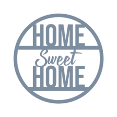 Adesivo Frase - Home Sweet Home