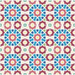 Adesivo de Azulejo Mosaico Árabe - loja online