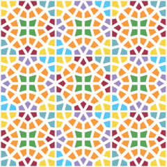 Adesivo de Azulejo Mosaico Colorido - loja online