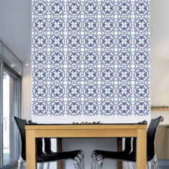 Adesivo de Azulejo Tons de Azul - ArteQueCola | Adesivo de Parede | Adesivos Decorativos
