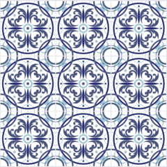 Adesivo de Azulejo Tons de Azul - loja online