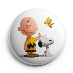 Boton Snoopy Charlie Brown Woodstock