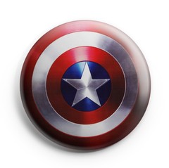 Boton Escudo Capitão América