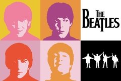 Imantados Beatles Coloridos