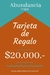 TARJETA DE REGALO $20.000