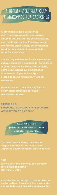 Simple Dog Frango 1,8 kg