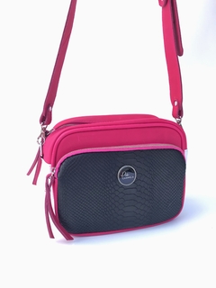 BOLONIA - Fucsia + blanco + negro - comprar online