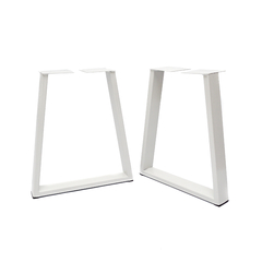 Patas de Mesa Hierro Rectangular Reforzadas 74x50 (2 PATAS)