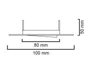 Embutido cuadrado dicro o led - comprar online