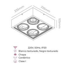 Caja ar111 x4 gu10 12w en internet