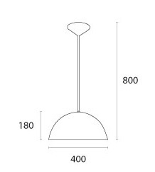 Colgante NG-COBRE 40cm - comprar online