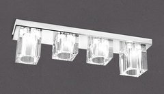 Plafon cristal G9 o LED rectangular - comprar online